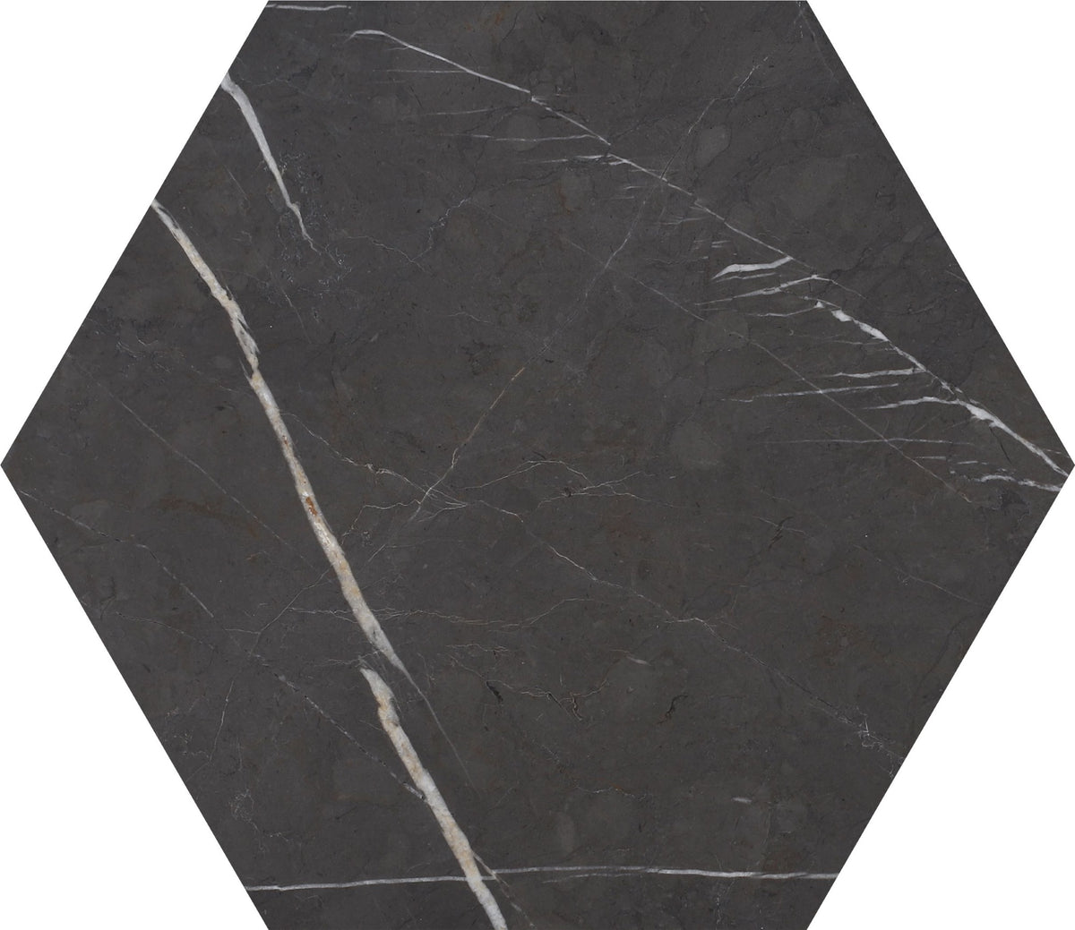 Mount Grey Plain Honed Hexagon 10''  x 3/8'' Field Tile Building Materials 