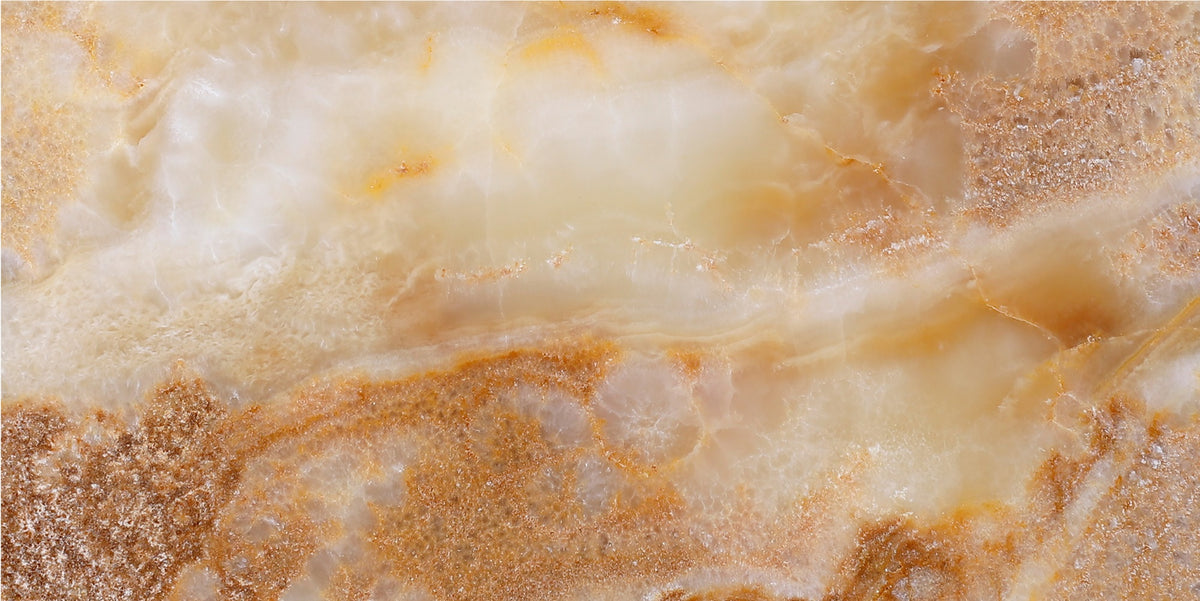 Amber Onyx Polished 6'' x 12''  x 3/8'' Field Tile