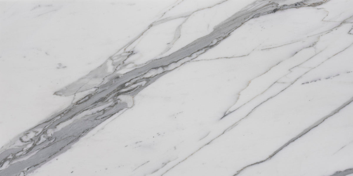 Statuario Extra Honed 12'' x 24''  x 3/8'' Field Tile