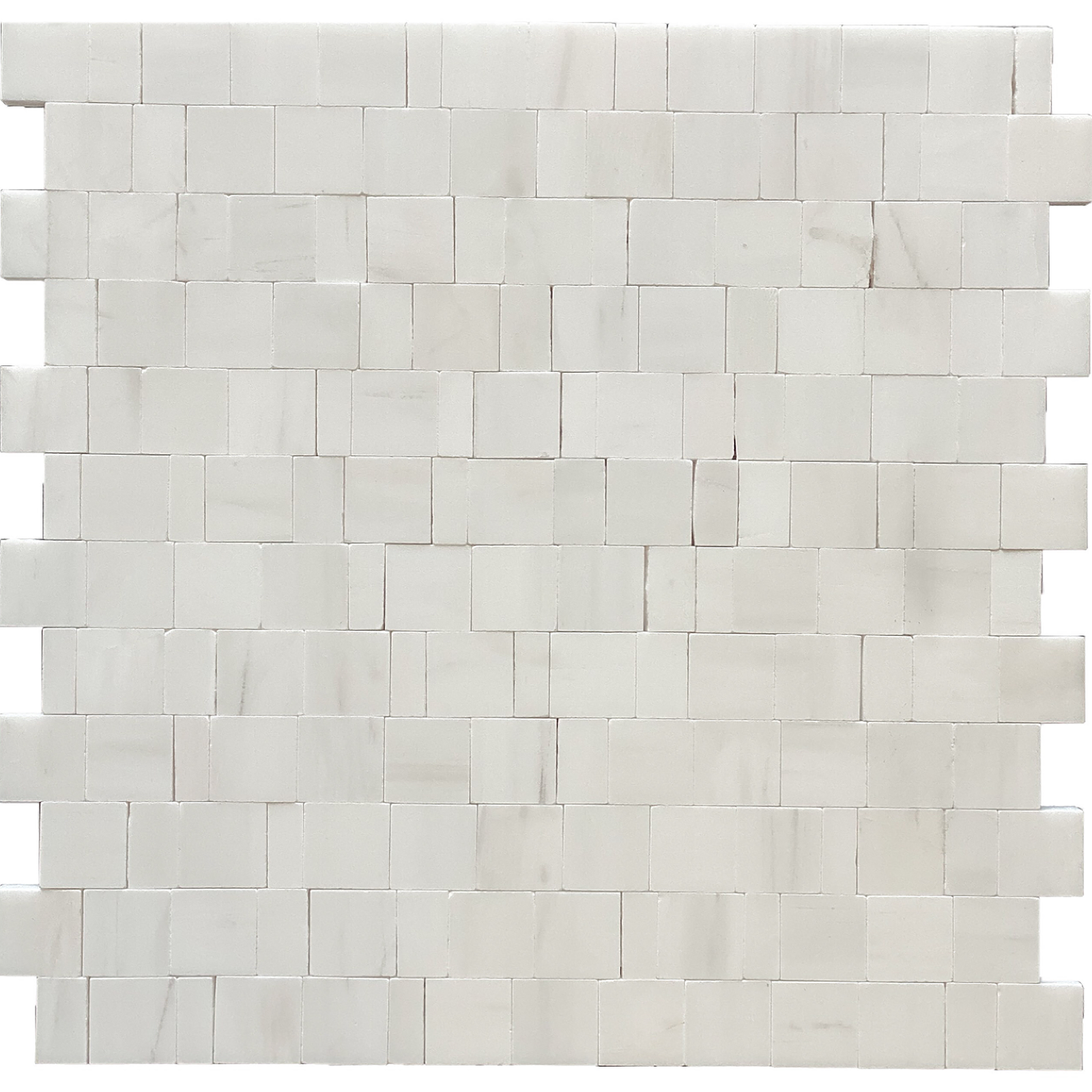 Glacier White Broken Joint 004 Honed Mosaic Building Materials 