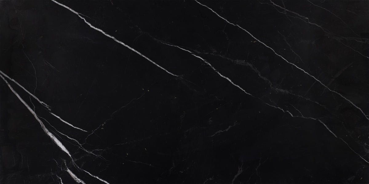 Black Silk Polished 12'' x 24''  x 1/2'' Field Tile
