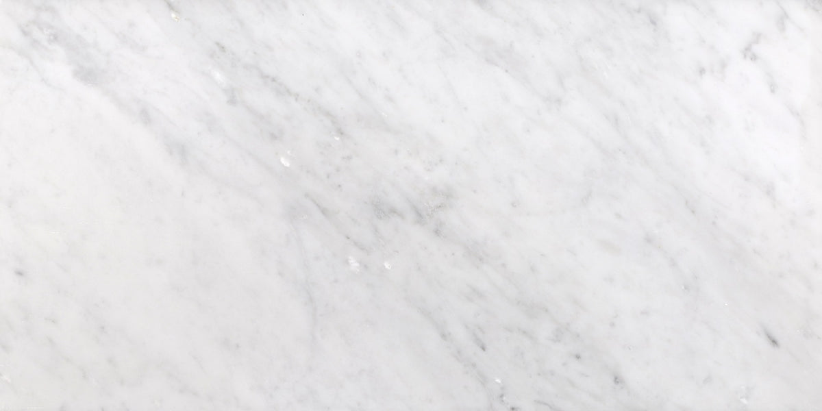Bianco Carrara Honed 12'' x 24''  x 3/8'' Field Tile Building Materials 