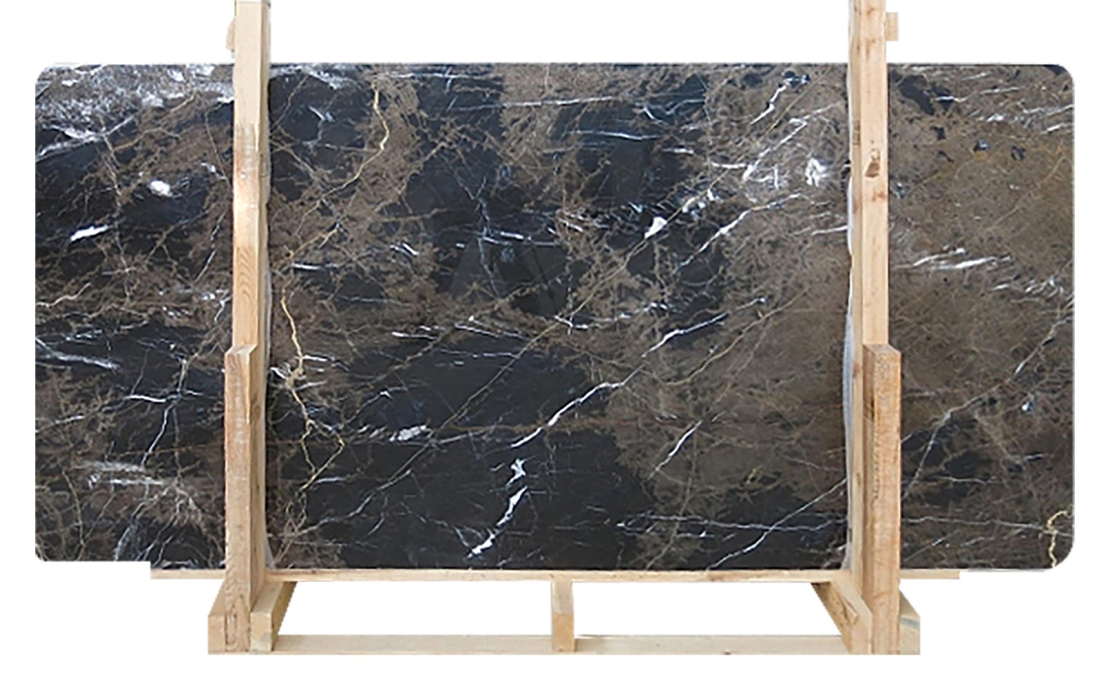 Fantastic Black Polished 3CM Slab # ME985 Building Materials 