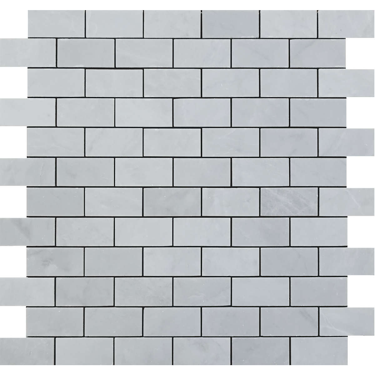 Ice Grey 1''x2'' Honed Mosaic