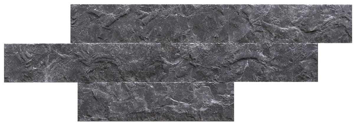 Lovina Grey Split Face 3'' x 12''  x 1/2'' Field Tile
