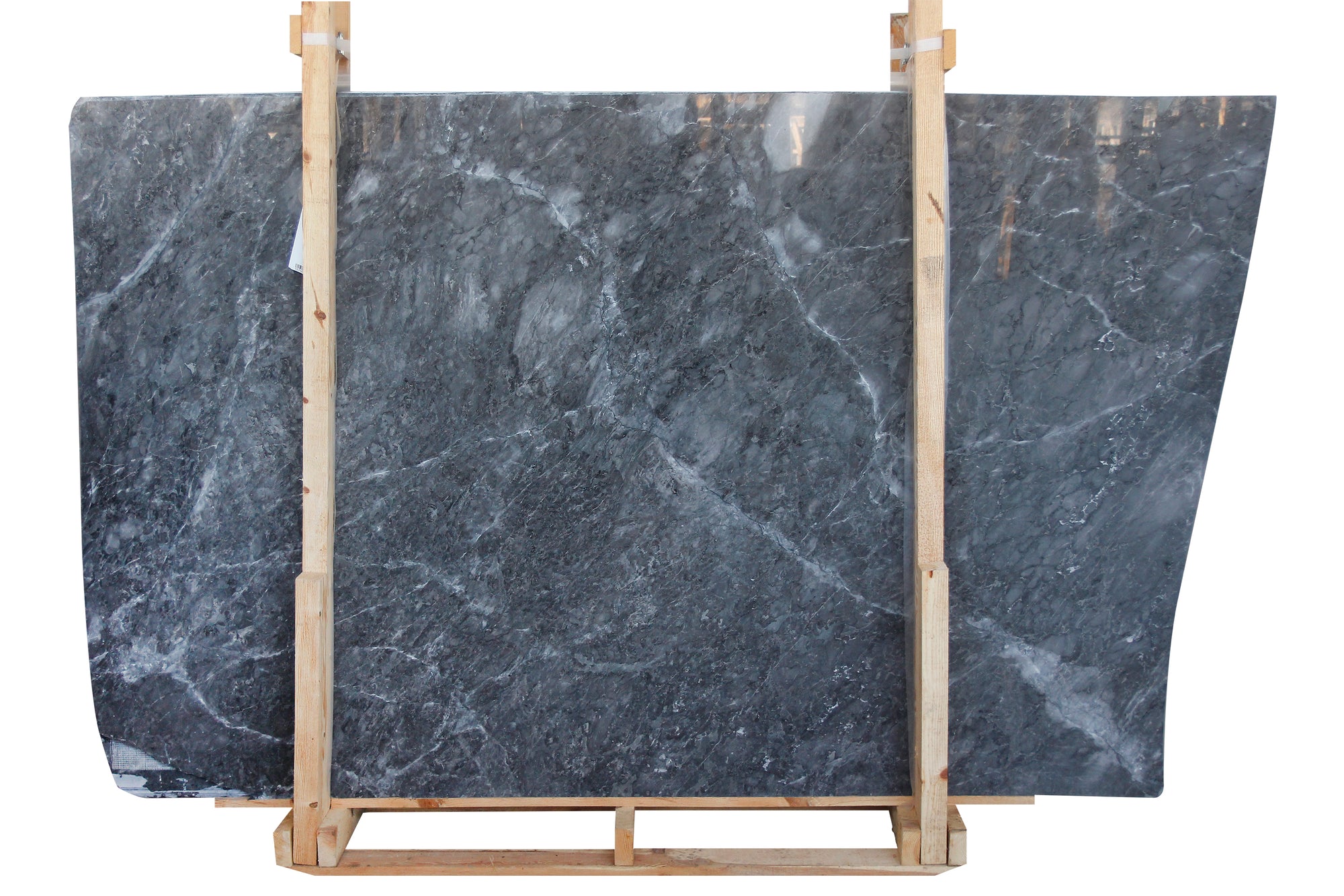 Lovina Grey Polished 2CM Slab # U2296 Building Materials 