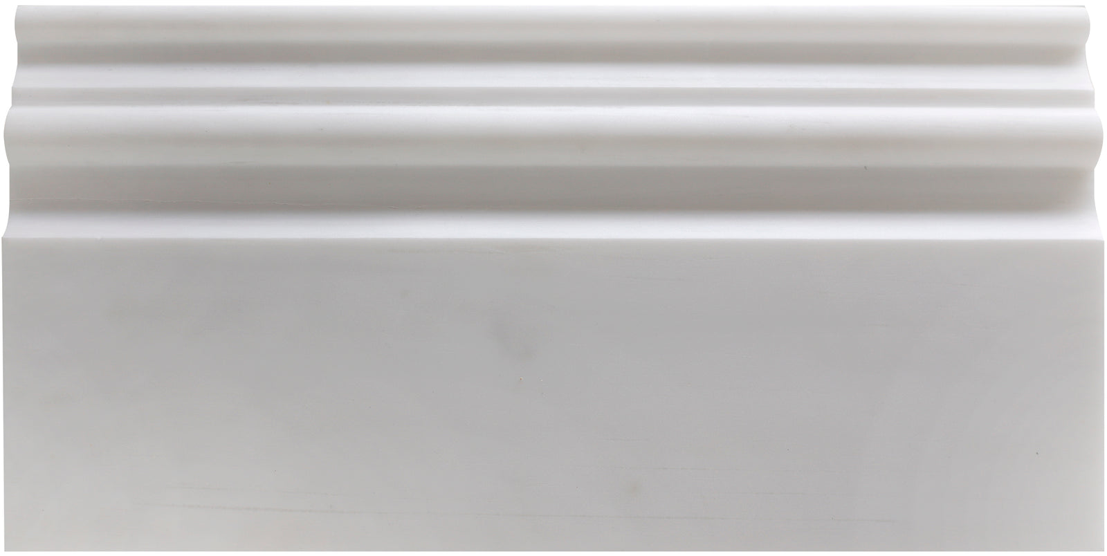 Glacier White Honed Base 8'' x 16''  Molding Building Materials 