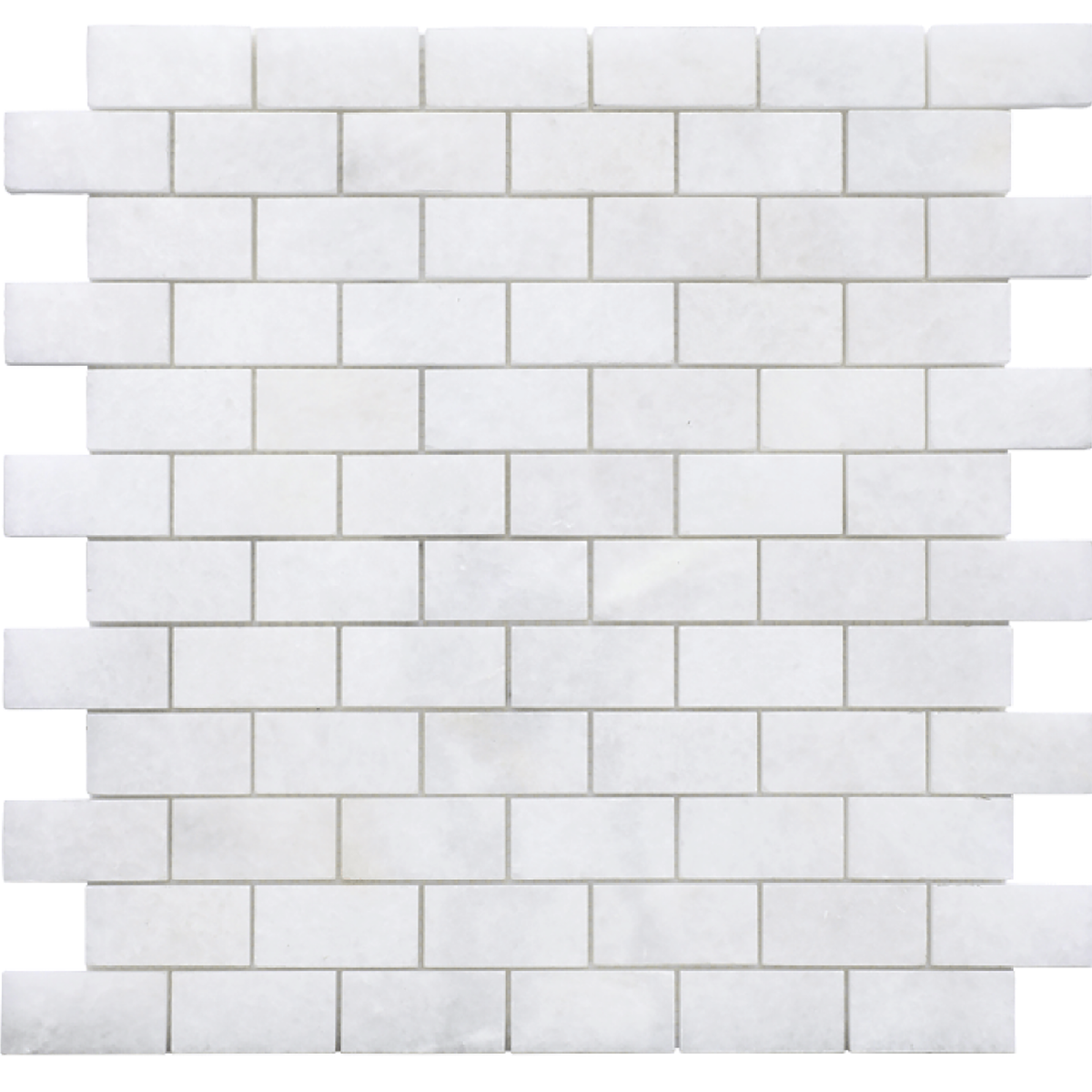 Snow White 1''x2'' Polished Mosaic