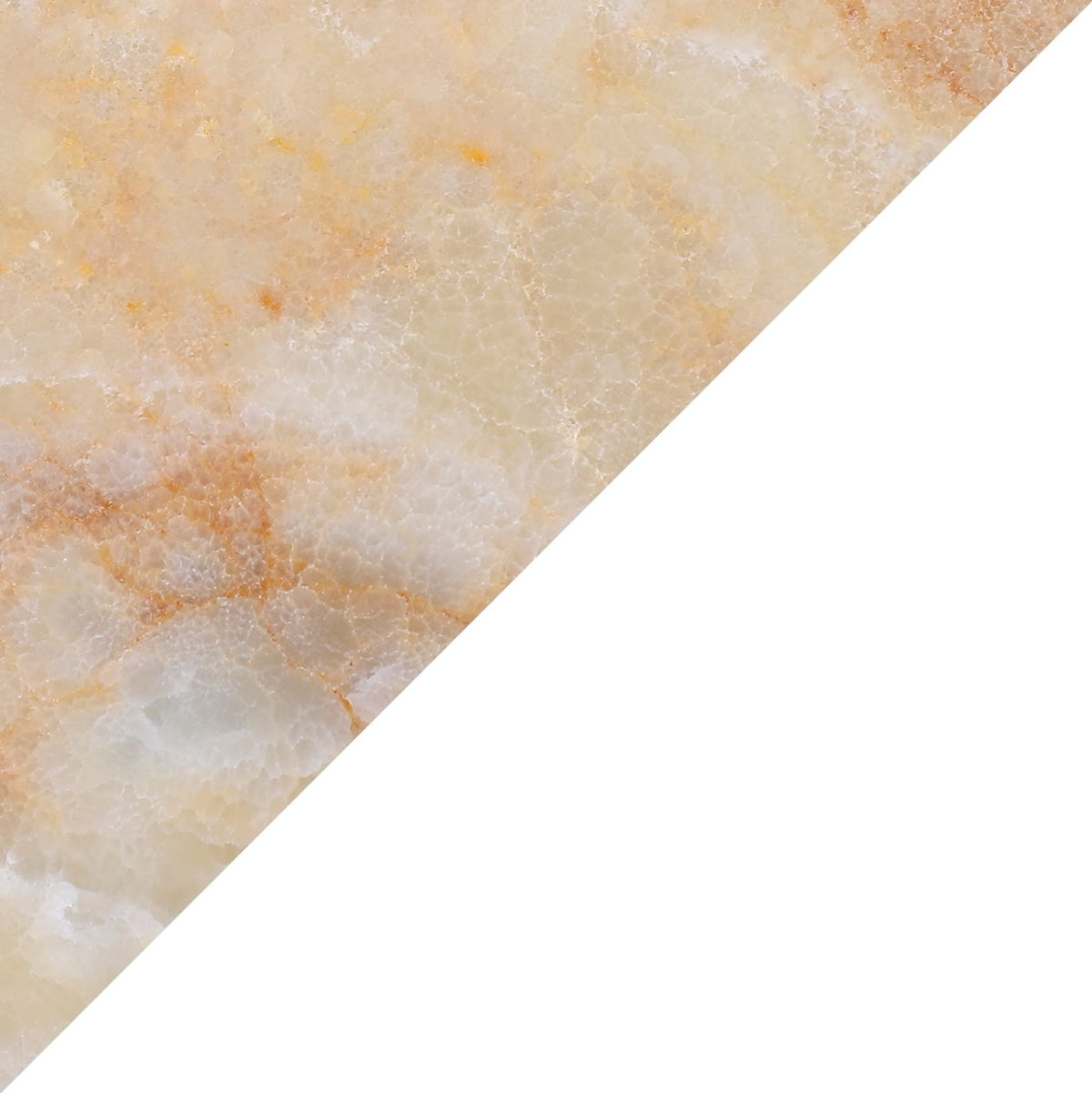 Amber Onyx Honed Diamond Triangle  x 3/8'' Field Tile