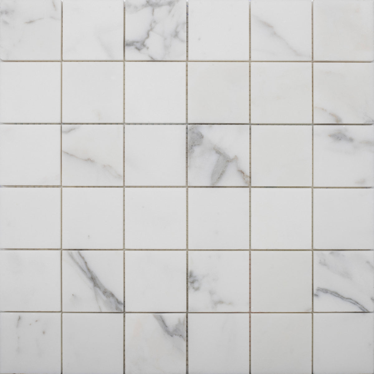 Statuario Extra 2''x2'' Honed Mosaic