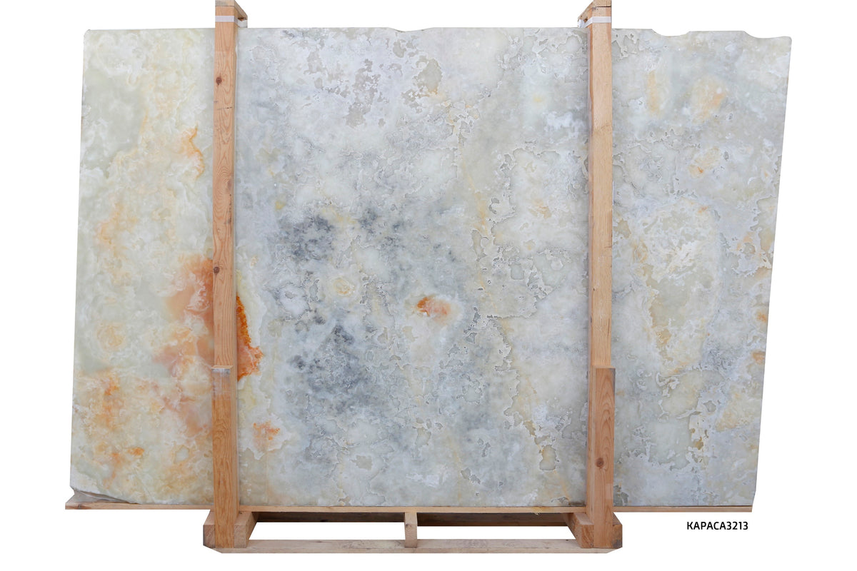 White Onyx Polished  x 2CM Slab # CA3213