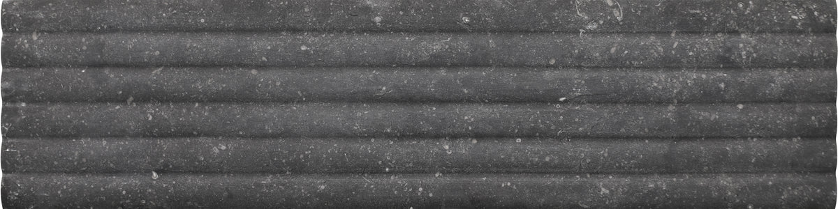 Belgian Blue Honed Flute-Out 6'' x 24''  x 1/2'' Field Tile