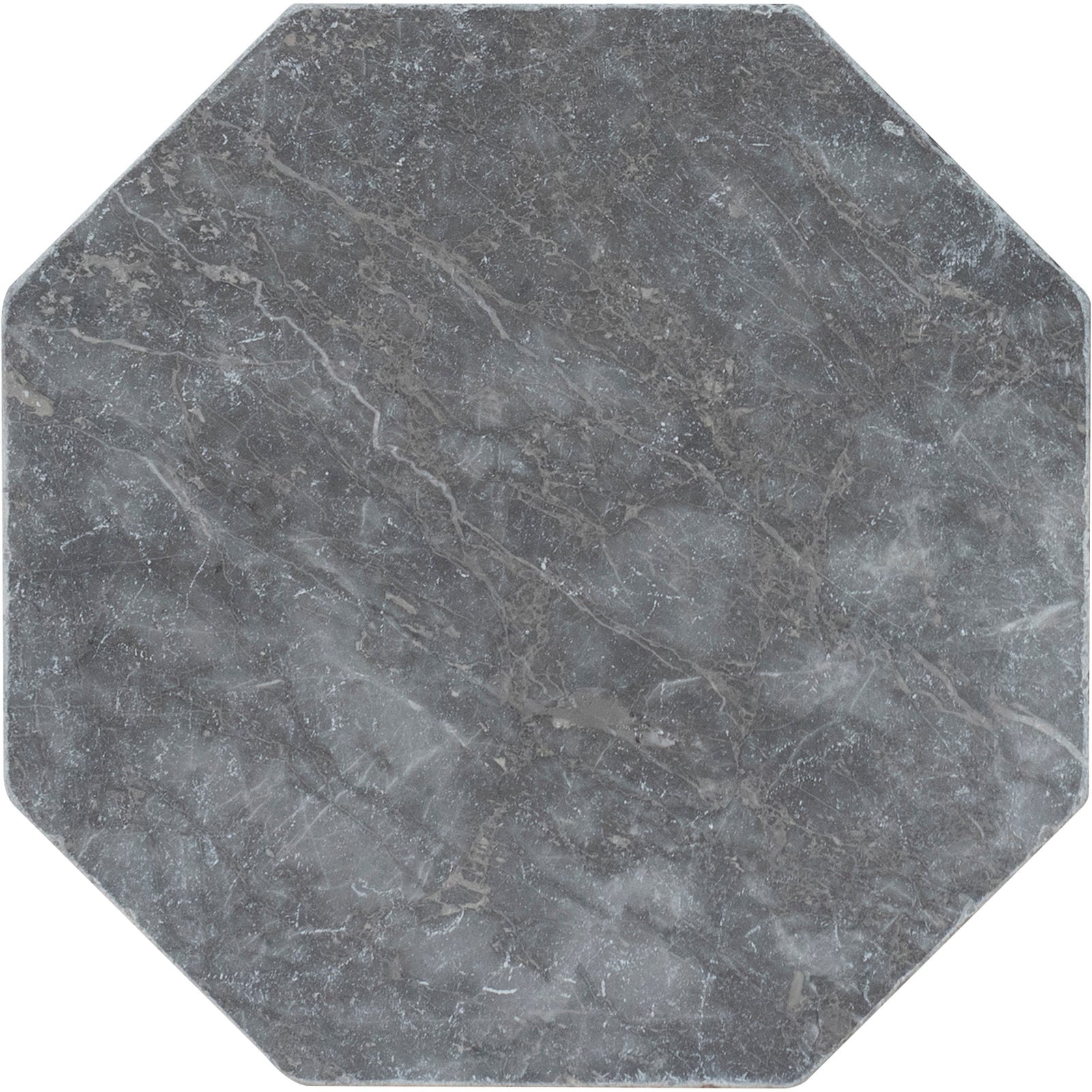 Lovina Grey Tumbled Octagon 8''  x 3/8'' Field Tile Building Materials Lovina Grey  Octagon 8'' Marble Field Tile