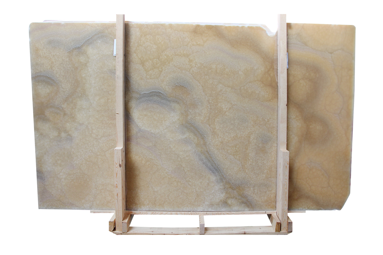 Honey Onyx Polished 2CM Slab # O9186 Building Materials Honey Onyx Onyx Slab