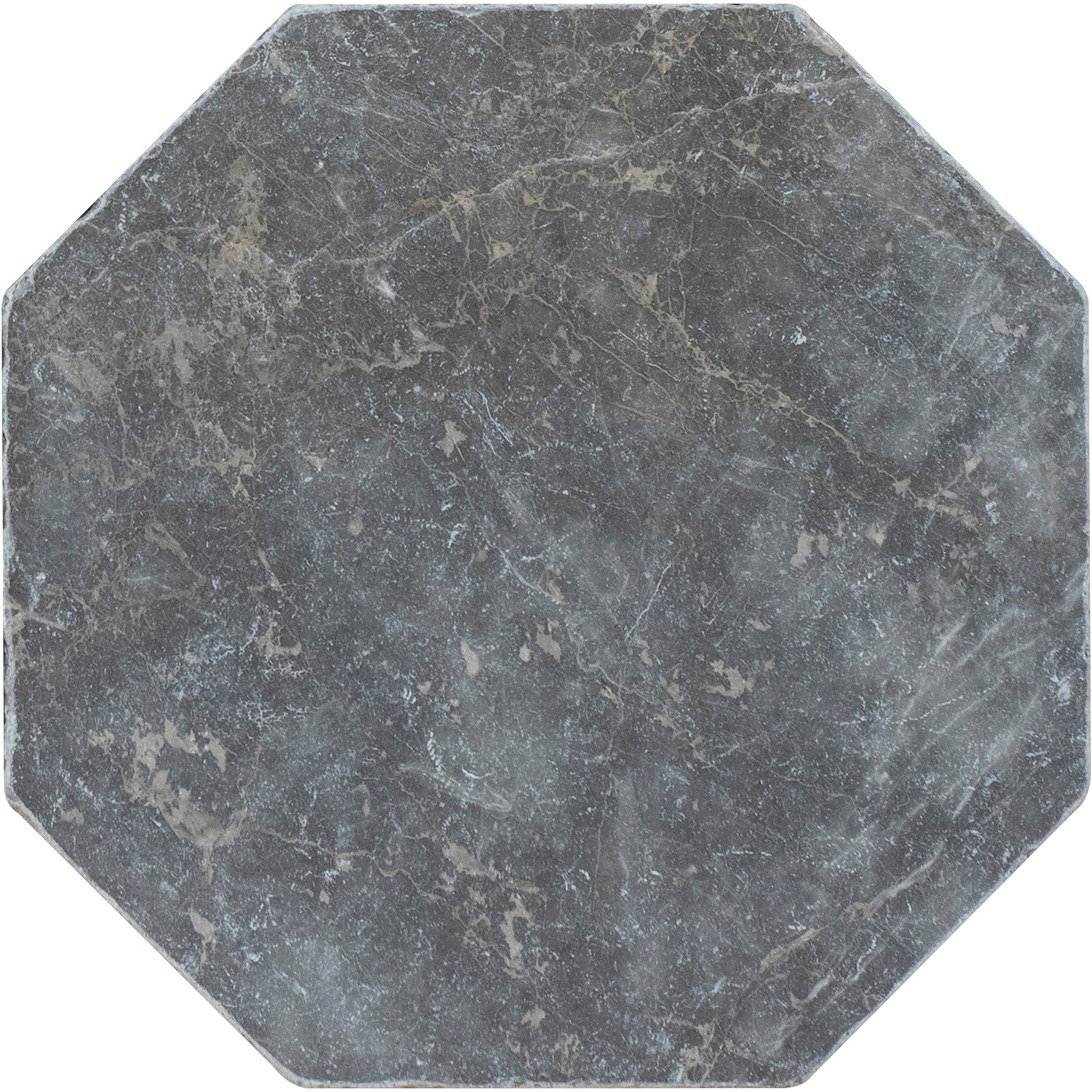 Lovina Grey Tumbled Octagon 8''  x 3/8'' Field Tile Building Materials Lovina Grey  Octagon 8'' Marble Field Tile