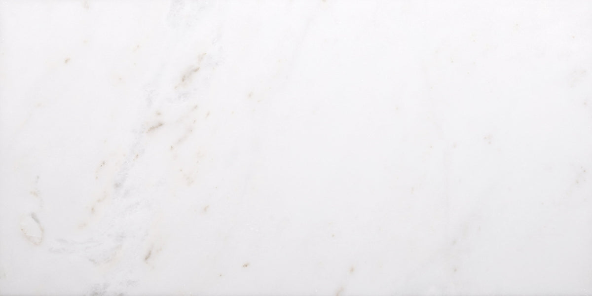 Afyon White Polished 3'' x 6''  x 3/8'' Field Tile
