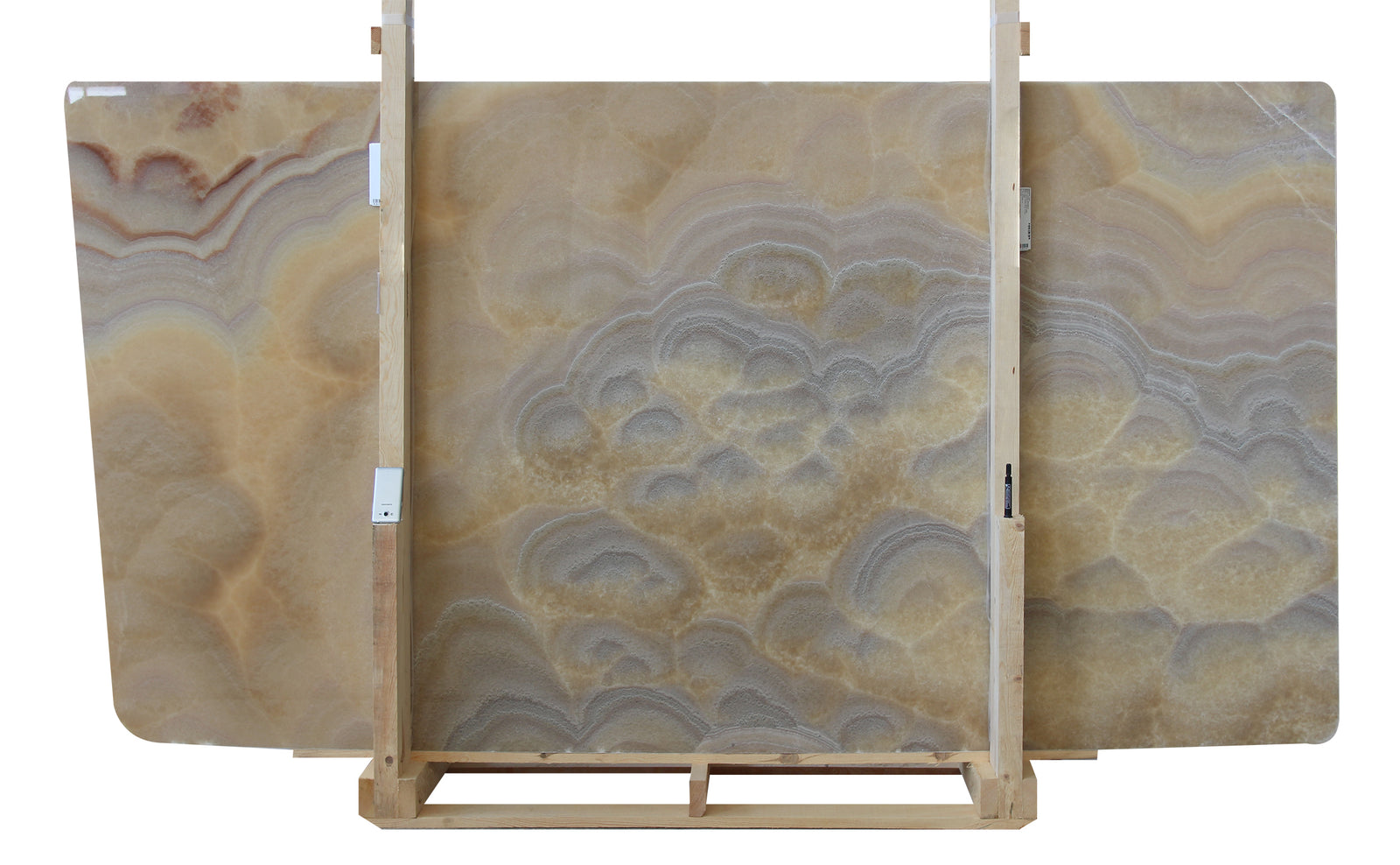 Honey Onyx Polished 2CM Slab # P3819 Building Materials 