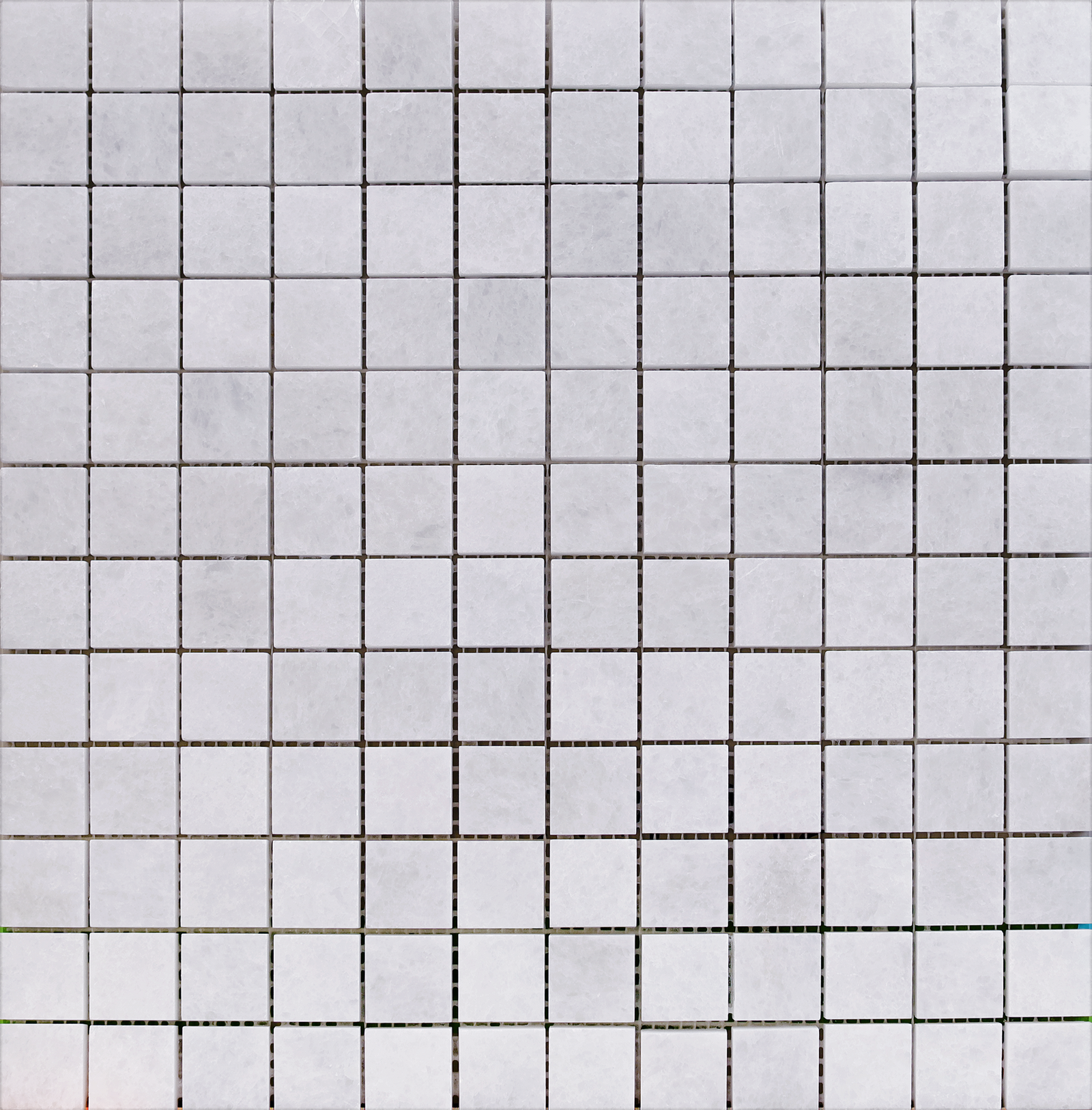 Biarritz White 1''x1'' Honed Mosaic Building Materials 