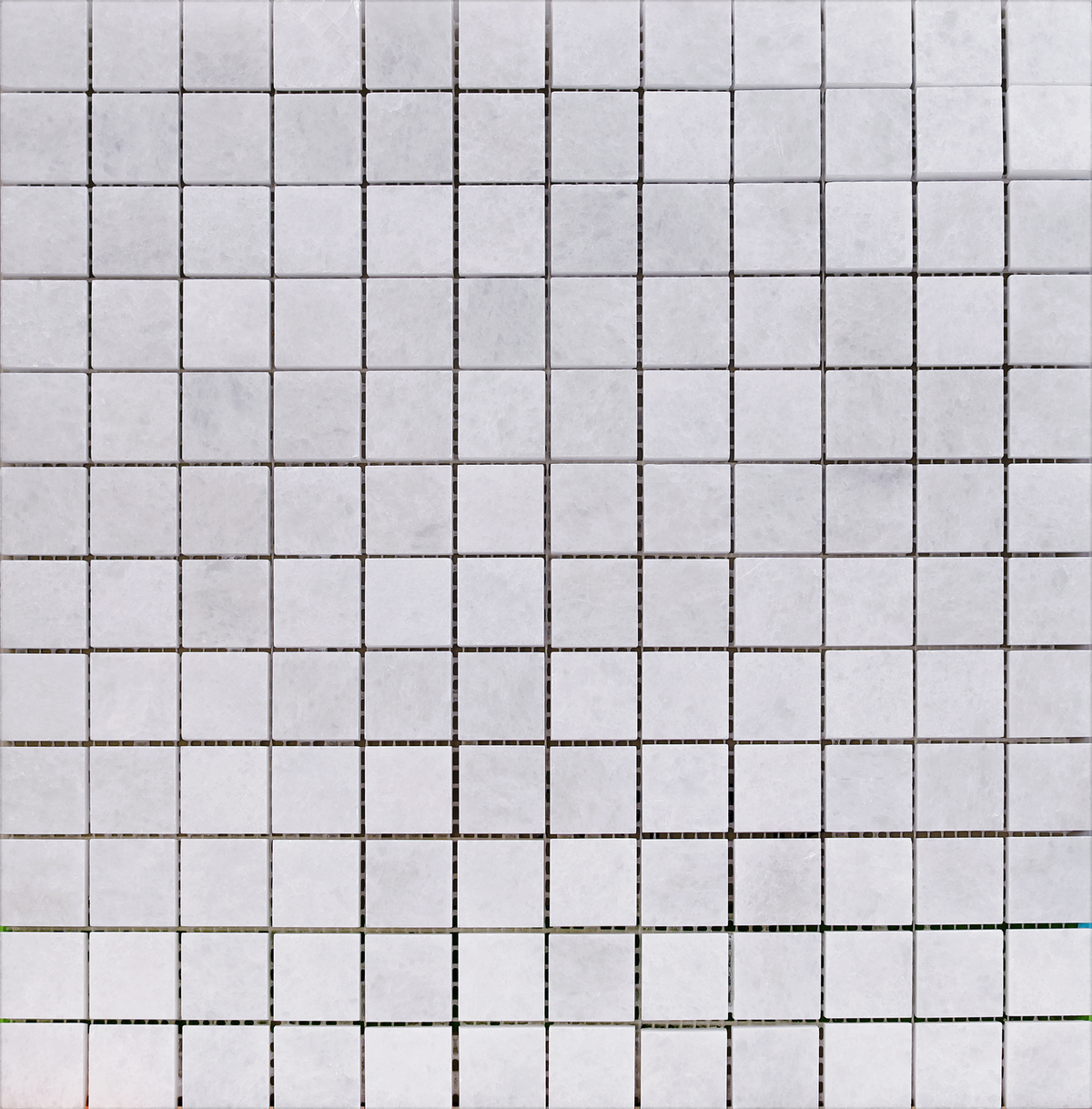 Biarritz White 1''x1'' Honed Mosaic Building Materials 